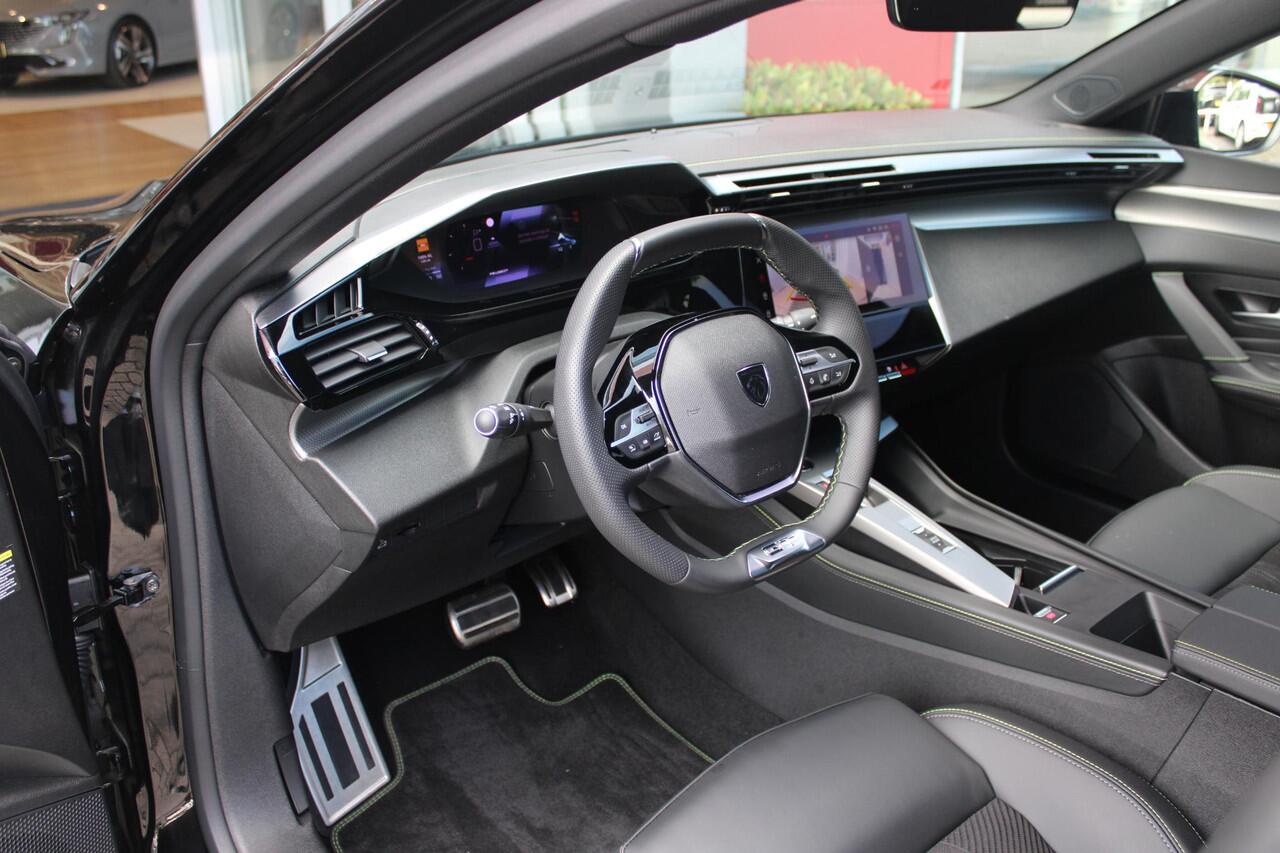 Peugeot 308 SW 1.2 MILD HYBRID 145PK DCS6 GT PACK | ELEKTRISCHE STOEL MET GEHEUGEN FUNCTIE | STOEL VERWARMING | ELEKTRISCHE ACHTERKLEP | 360° CAMERA | KEYLESS ENTRY/START | ADAPTIVE CRUISE CONTROL | 19" LICHTMETALEN VELGEN | DRAADLOZE TELEFOONLADER | DRAADLOZE APPLE 