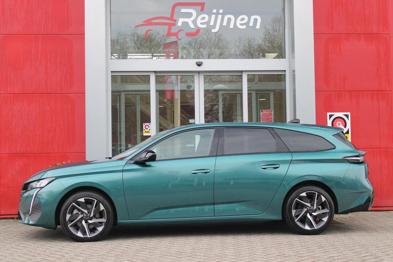 Peugeot 308 SW 1.2 Hybrid 145PK e-DCS6 ALLURE | KEYLESS ENTRY/START | DRAADLOZE APPLE CARPLAY/ANDROID AUTO | NAVIGATIE | CLIMATE CONTROL | LICHTMETALEN VELGEN 17" | LED KOPLAMPEN | 360° CAMERA | ADAPTIVE CRUISE CONTROL | DODEHOEK DETCTIE | DRAADLOZE TELEFOONLADER |