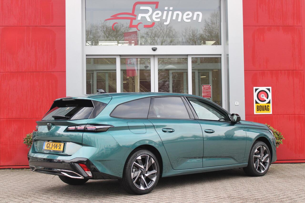 Peugeot 308 SW 1.2 Hybrid 145PK e-DCS6 ALLURE | KEYLESS ENTRY/START | DRAADLOZE APPLE CARPLAY/ANDROID AUTO | NAVIGATIE | CLIMATE CONTROL | LICHTMETALEN VELGEN 17" | LED KOPLAMPEN | 360° CAMERA | ADAPTIVE CRUISE CONTROL | DODEHOEK DETCTIE | DRAADLOZE TELEFOONLADER |