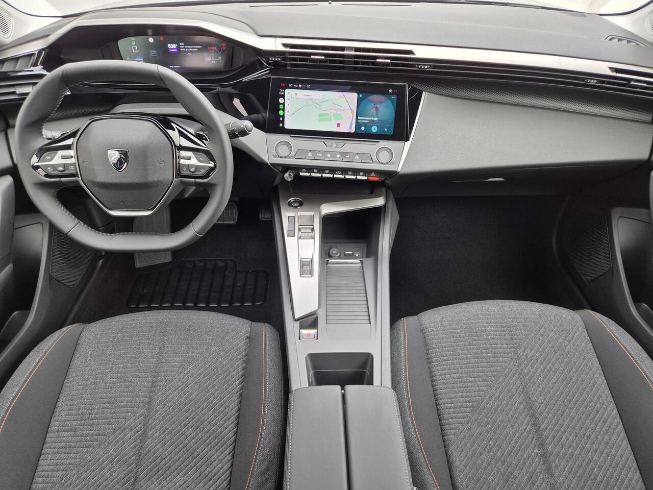Peugeot 308 SW 1.2 Hybrid 136 e-DCS6 Style Automaat / Fabrieksgarantie tot 3-4-2027 / Apple Carplay Android Auto / Keyless Entry/Start / Adaptief cruise control / Climate control / Navigatie / Lichtmetalen wielen 16" /
