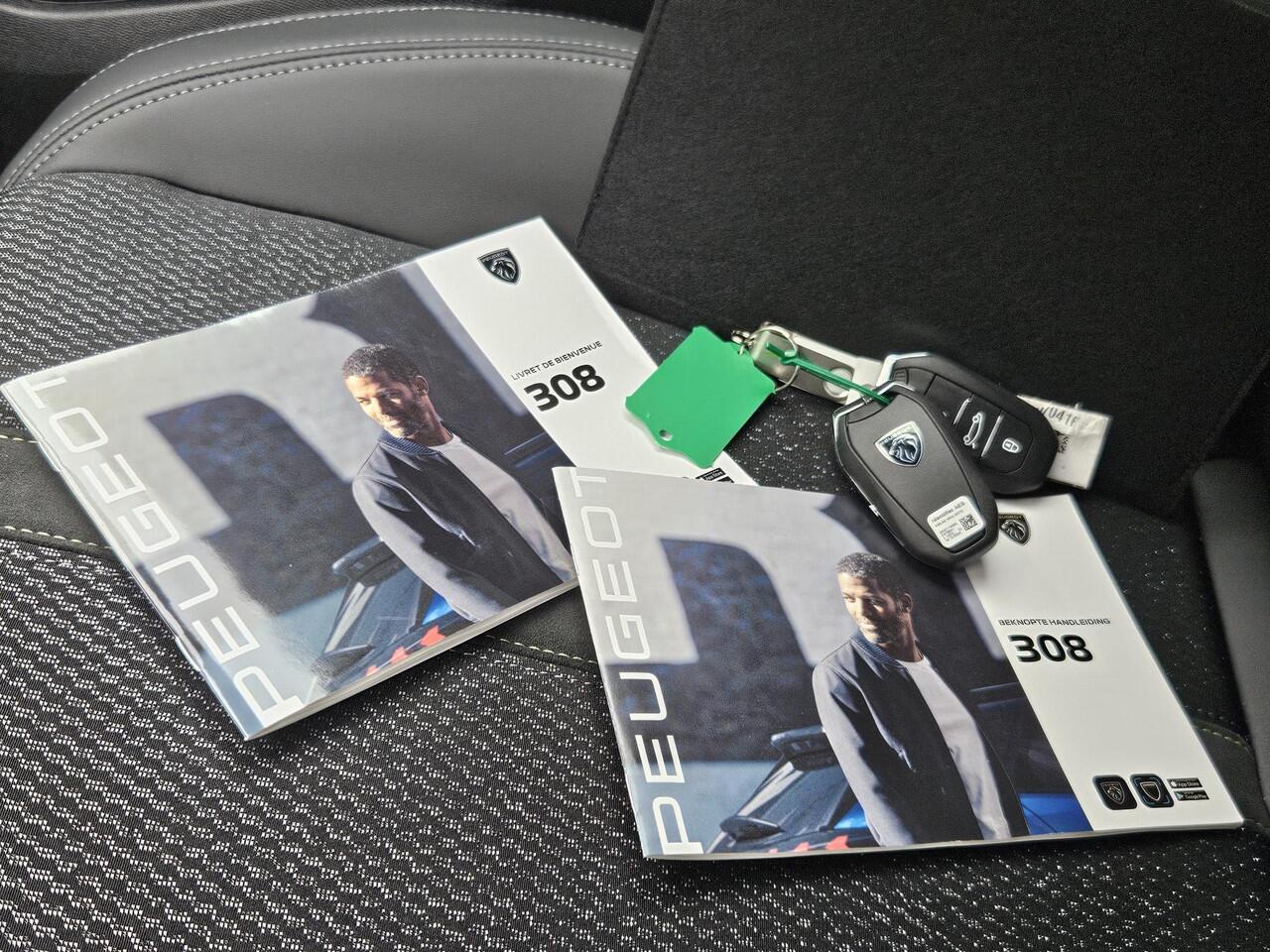 Peugeot 308 GT Hybrid Automaat / NIEUW / Fabrieksgarantie tot 28-3-2027 / 360 Graden Camera / Apple Carplay & Android Auto / Adaptief Cruise Control / Climate Control / Navigatie /