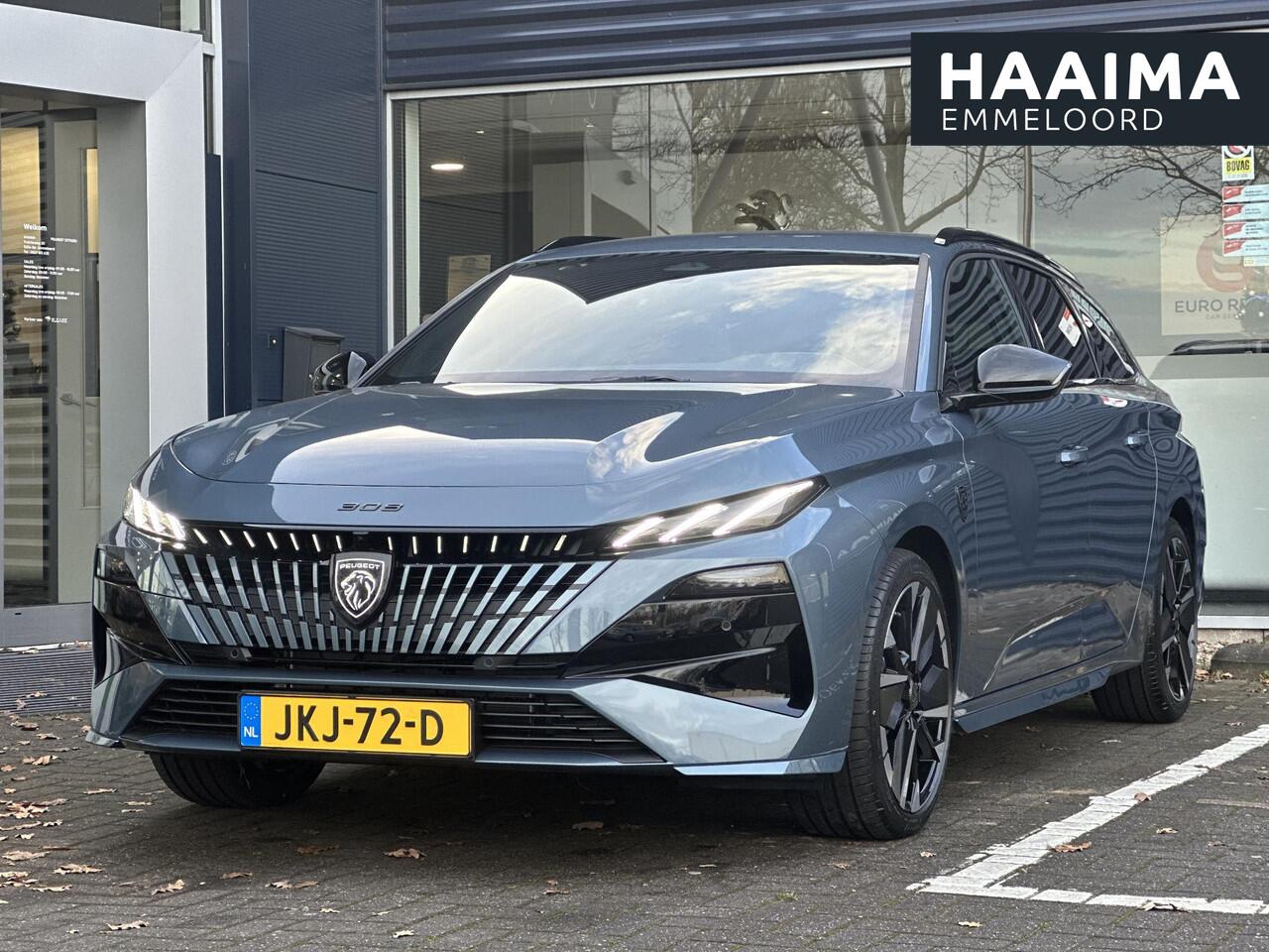 Peugeot 308 SW 1.2 Hybrid 145 e-DCS6 GT | Facelift!! | Elektrische Kofferbak | Alcantara | Stoelverwarming/-massage | Full LED | Apple Carplay/Android Auto | Adaptive Cruise Control | Keyless Entry/Start |