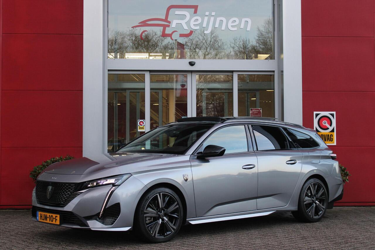 Peugeot 308 SW 1.6 Plug-in Hybrid 180PK GT | PANORAMISCH SCHUIF/KANTEL DAK | TREKHAAK | ALCANTARA BEKLEDING MET EEN ELEKTRISCH BEDIENBARE BESTUURDERSSTOEL | 18" LICHTMETALEN VELGEN "PORTLAND" | FOCAL AUDIO SYSTEM | STOEL/STUUR VERWARMING | NAVIGATIE | DRAADLOZE APPLE