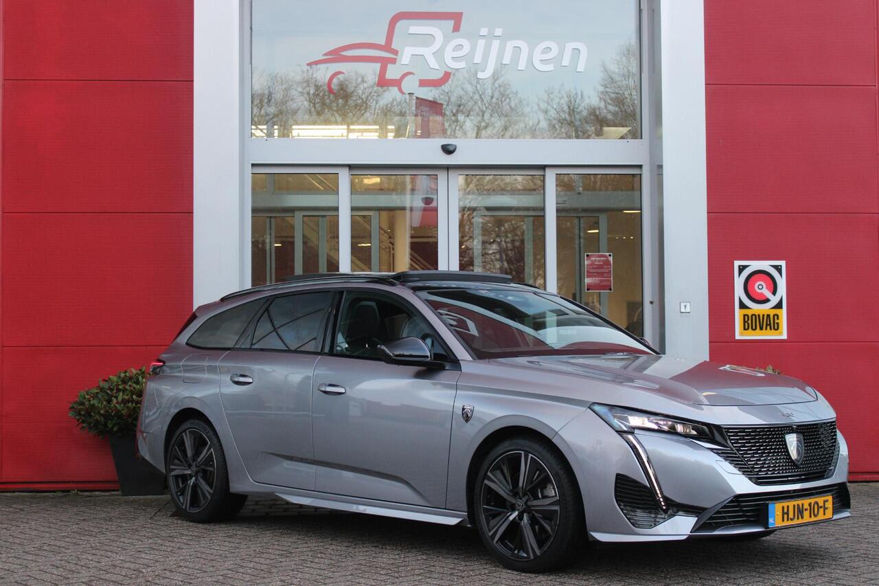 Peugeot 308 SW 1.6 Plug-in Hybrid 180PK GT | PANORAMISCH SCHUIF/KANTEL DAK | TREKHAAK | ALCANTARA BEKLEDING MET EEN ELEKTRISCH BEDIENBARE BESTUURDERSSTOEL | 18" LICHTMETALEN VELGEN "PORTLAND" | FOCAL AUDIO SYSTEM | STOEL/STUUR VERWARMING | NAVIGATIE | DRAADLOZE APPLE