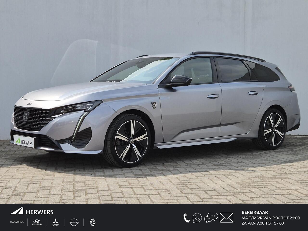 Peugeot 308 SW Hybrid 136 e-DCS6 GT Automaat / Apple Carplay Android Auto / Navigatie / Adaptief cruise control / Keyless Entry/Start / Rondomzicht camera / Lichtmetalen wielen 18" /