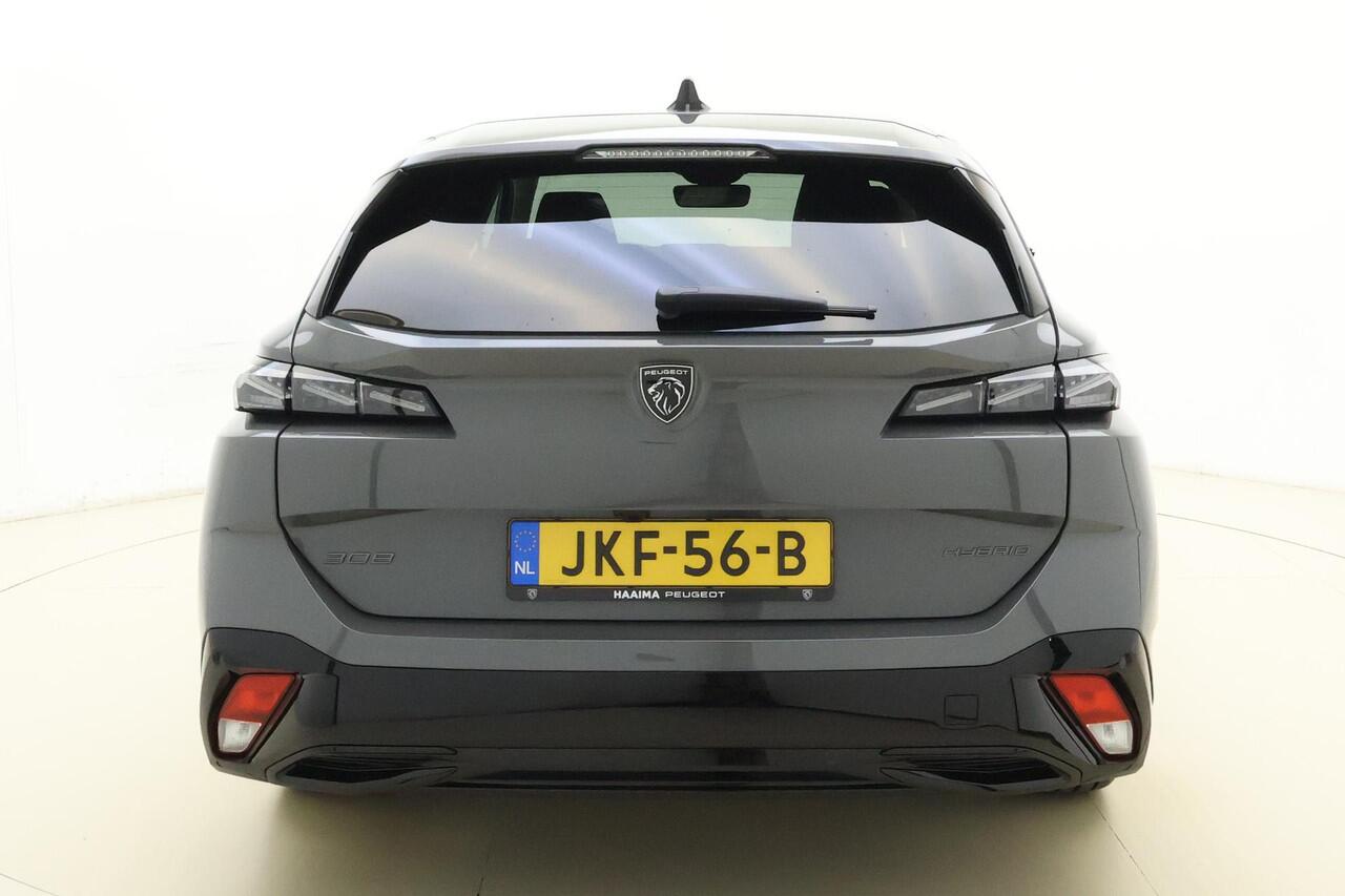 Peugeot 308 SW 1.2 Hybrid 145 e-DCS6 GT Keyless Entry & Go l Full-LED l Camera l Parkeersensoren l Draadloos Apple Carplay/Android Auto l TomTom Navigatie l Digitale cockpit l i-Toggles l Lichtmetalen Velgen