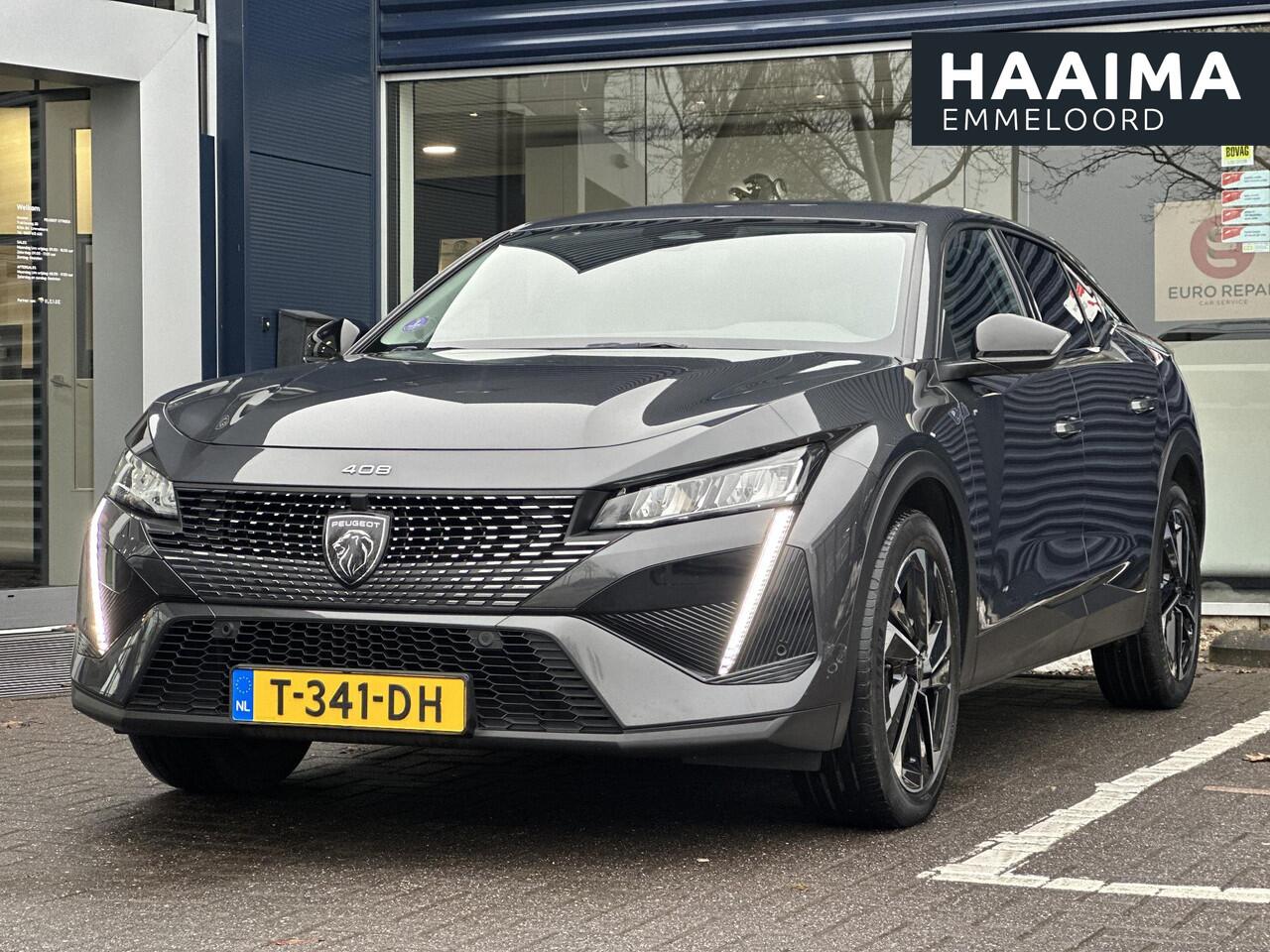 Peugeot 408 1.2 PureTech Allure Pack 130 EAT8 | Stoelverwarming | Climate Control | Adaptive Cruise Control | Parkeercamera/-sensoren | Apple Carplay/Android Auto | Sfeerverlichting | Draadloze telefoonlader | Voorruit verwarming | Keyless Entry/Start | Full LED |