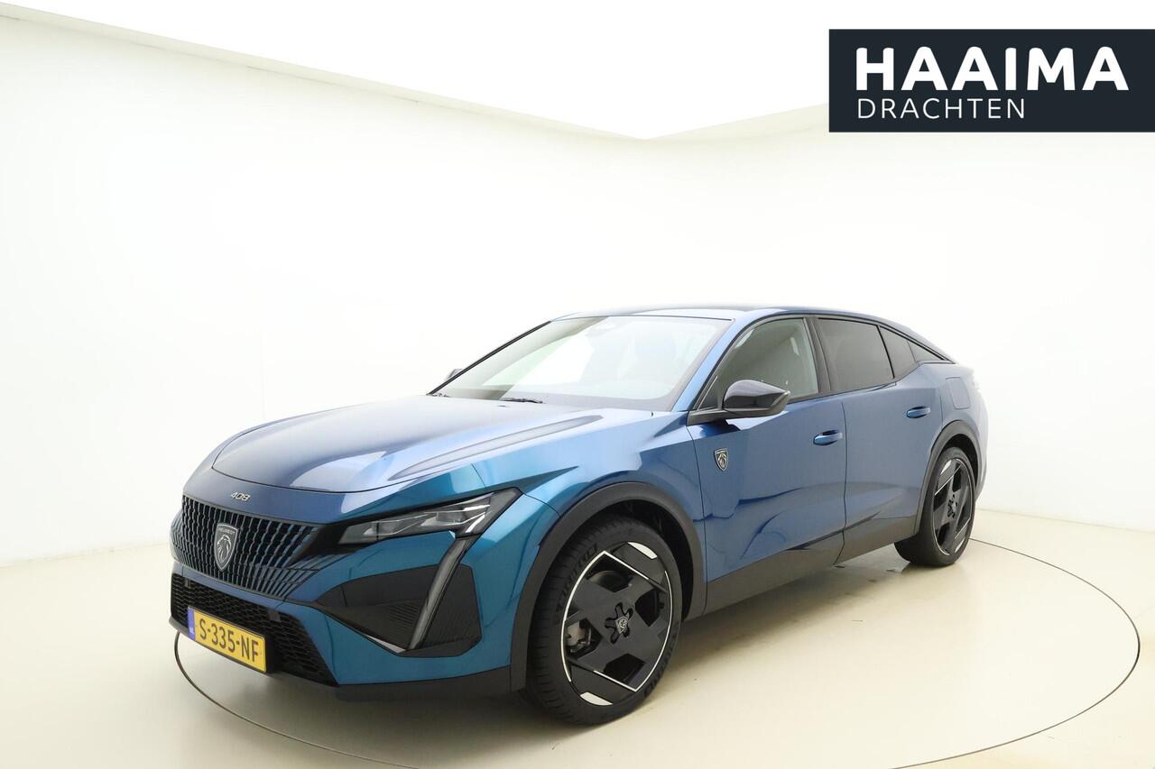 Peugeot 408 1.6 HYbrid GT 225pk EAT8 First Edition | Adaptive Cruise Control | Matrix LED | Stoelverwarming | Verwarmd stuurwiel | Handsfree achterklep | Keyless Entry & Start | AGR Bestuurdersstoel | Camera | 20'' ''Monolithe'' velgen | 1e Eigenaar