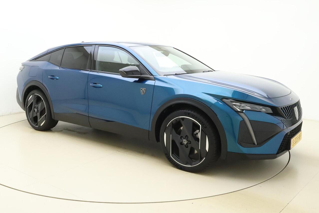 Peugeot 408 1.6 HYbrid GT 225pk EAT8 First Edition | Adaptive Cruise Control | Matrix LED | Stoelverwarming | Verwarmd stuurwiel | Handsfree achterklep | Keyless Entry & Start | AGR Bestuurdersstoel | Camera | 20'' ''Monolithe'' velgen | 1e Eigenaar