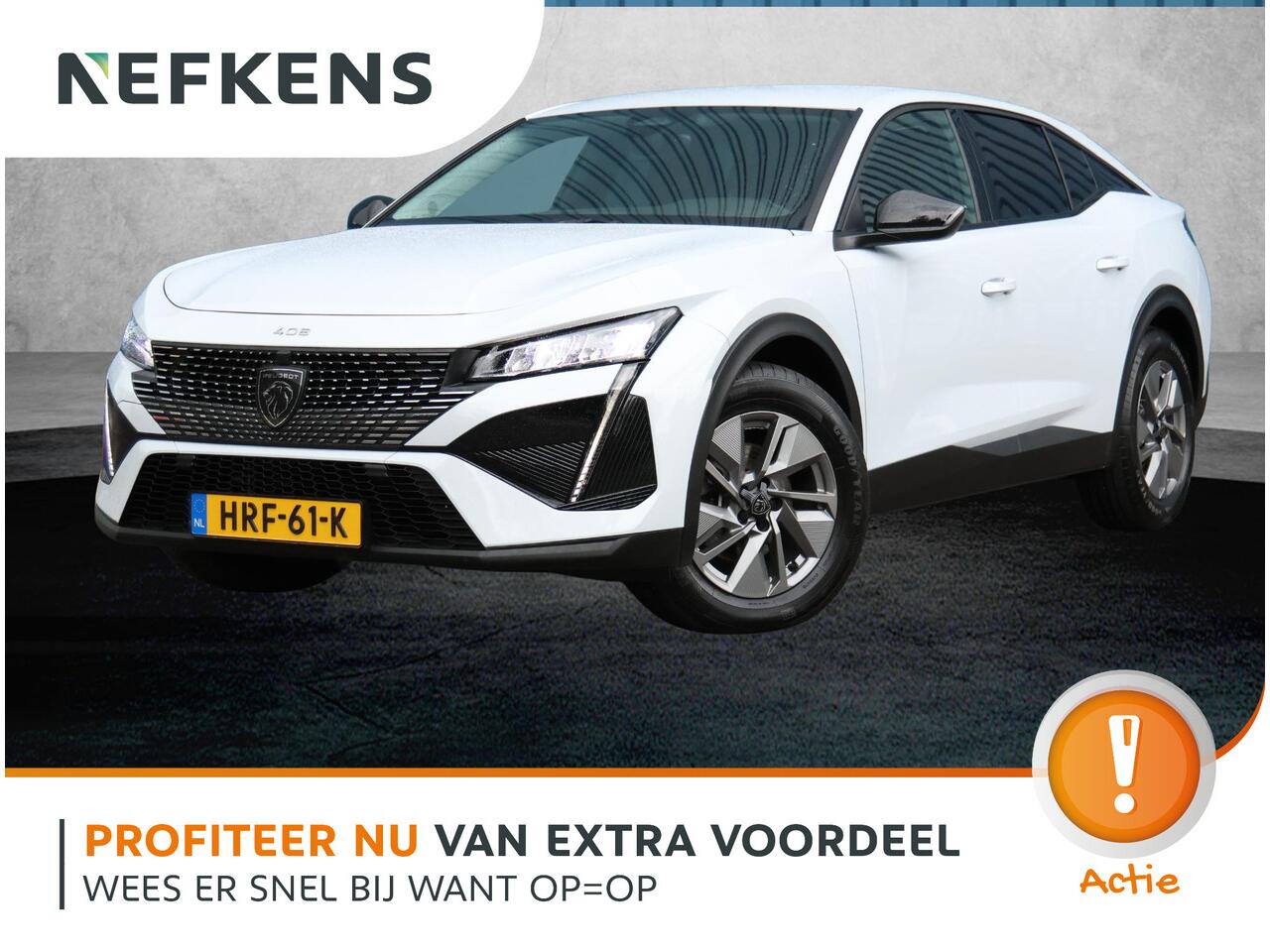 Peugeot 408 1.2 Hybrid 136PK e-DCS6 Allure | AUTOMAAT | AppleCarplay/AndroidAuto | Navigatie | Achteruitrijcamera | Parkeersensoren | FULL LED | Keyless Entry/Start | Adaptieve Cruise Control | Privacy Glass |