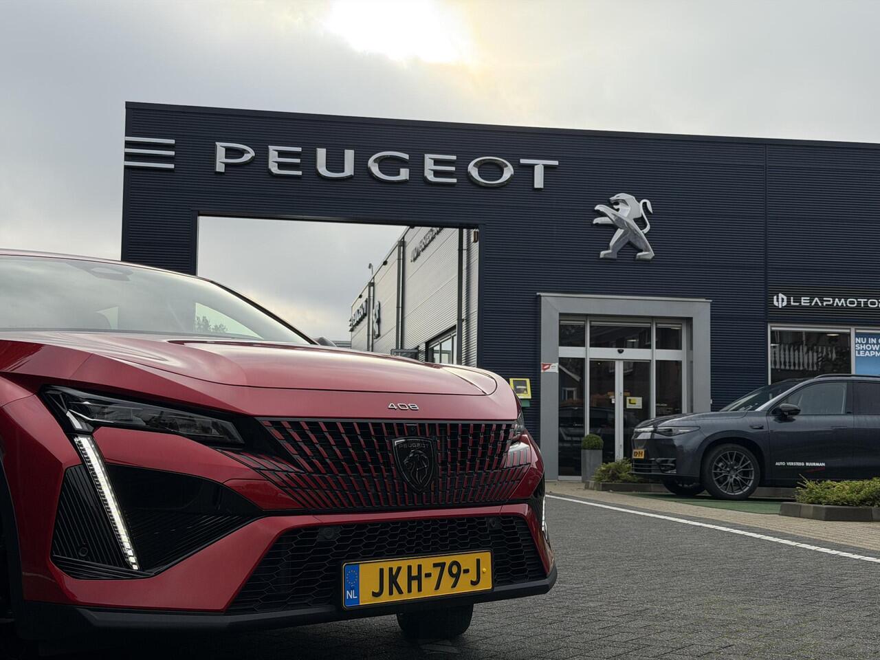 Peugeot 408 GT 1.6 HYbrid 180PK EAT8 Automaat Navigatie, Rondomzichtcamera, Leder, Stoel & Stuurwielverwarming, Elektrische Kofferklep, Apple Carplay, Android Auto