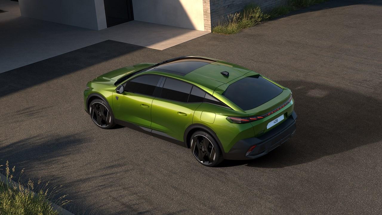 Peugeot 408 1.6 Plug-in Hybrid 240 e-DCS7 GT | VERWACHT | NIEUW MODEL | Panorama dak | Alcantara bekleding | Elektrische achterklep | 360 Camera | Matrix LED | 20'' Lichtmetalen velgen