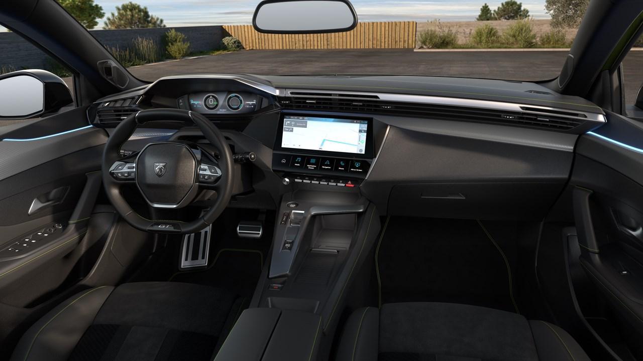 Peugeot 408 1.6 Plug-in Hybrid 240 e-DCS7 GT | VERWACHT | NIEUW MODEL | Panorama dak | Alcantara bekleding | Elektrische achterklep | 360 Camera | Matrix LED | 20'' Lichtmetalen velgen