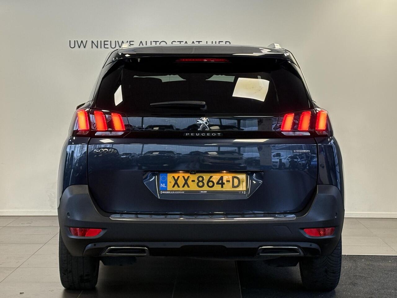 Peugeot 5008 GT-Line 1.6 Turbo 180pk EAT8 | NAPPA LEDER | FOCAL HIFI | STOELMASSAGE | 360° CAMERA | 7-ZITS | DAB+ | STOELVERW. | ADAPTIVE CRUISE