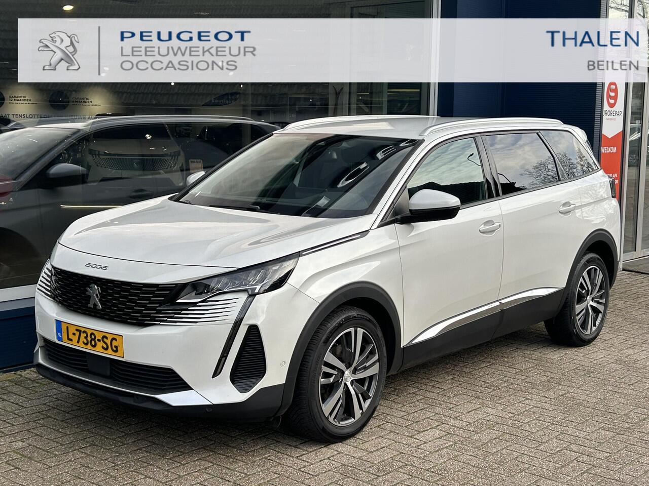 Peugeot 5008 1.2 Turbo 130 PK Allure Pack | Trekhaak | 7-Zitplaatsen | Navigatie | Full LED Verlichting | Stoelverwarming | Keyless Entry & Start | Electrische Achterklep | Climate Control | Adaptieve Cruise Control | 18" Lichtmetalen Velgen | Camera | Dode Hoek Detec