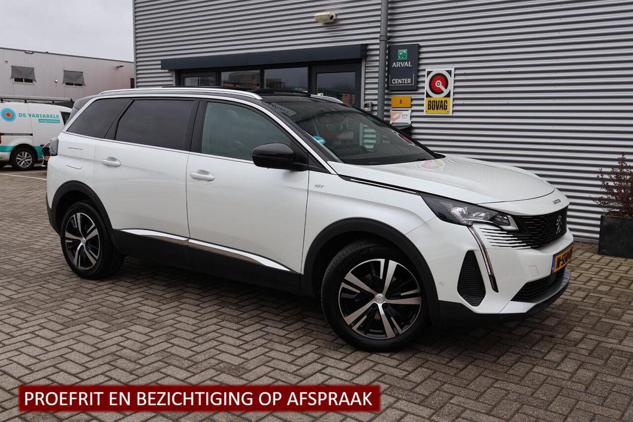 Peugeot 5008 1.2 PureTech GT 1e Eigenaar | Volledig Onderh | BTW | NL-Auto | 7p | Pano | Camera | Carplay | Bots | Alcantara | Full Led | Cruise | DAB | PDC | Start/Stop | Hill-Hold | Dodehoek