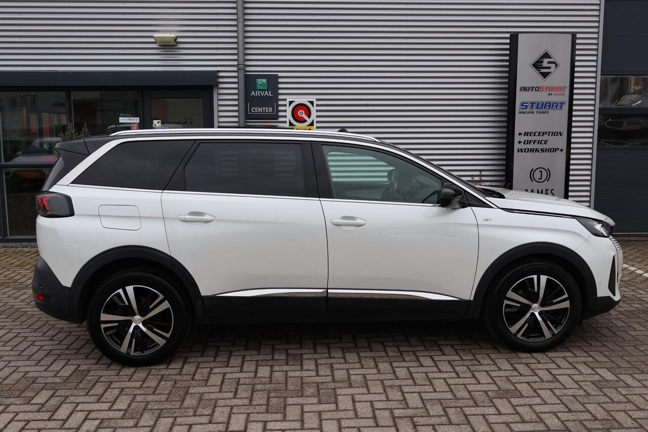 Peugeot 5008 1.2 PureTech GT 1e Eigenaar | Volledig Onderh | BTW | NL-Auto | 7p | Pano | Camera | Carplay | Bots | Alcantara | Full Led | Cruise | DAB | PDC | Start/Stop | Hill-Hold | Dodehoek