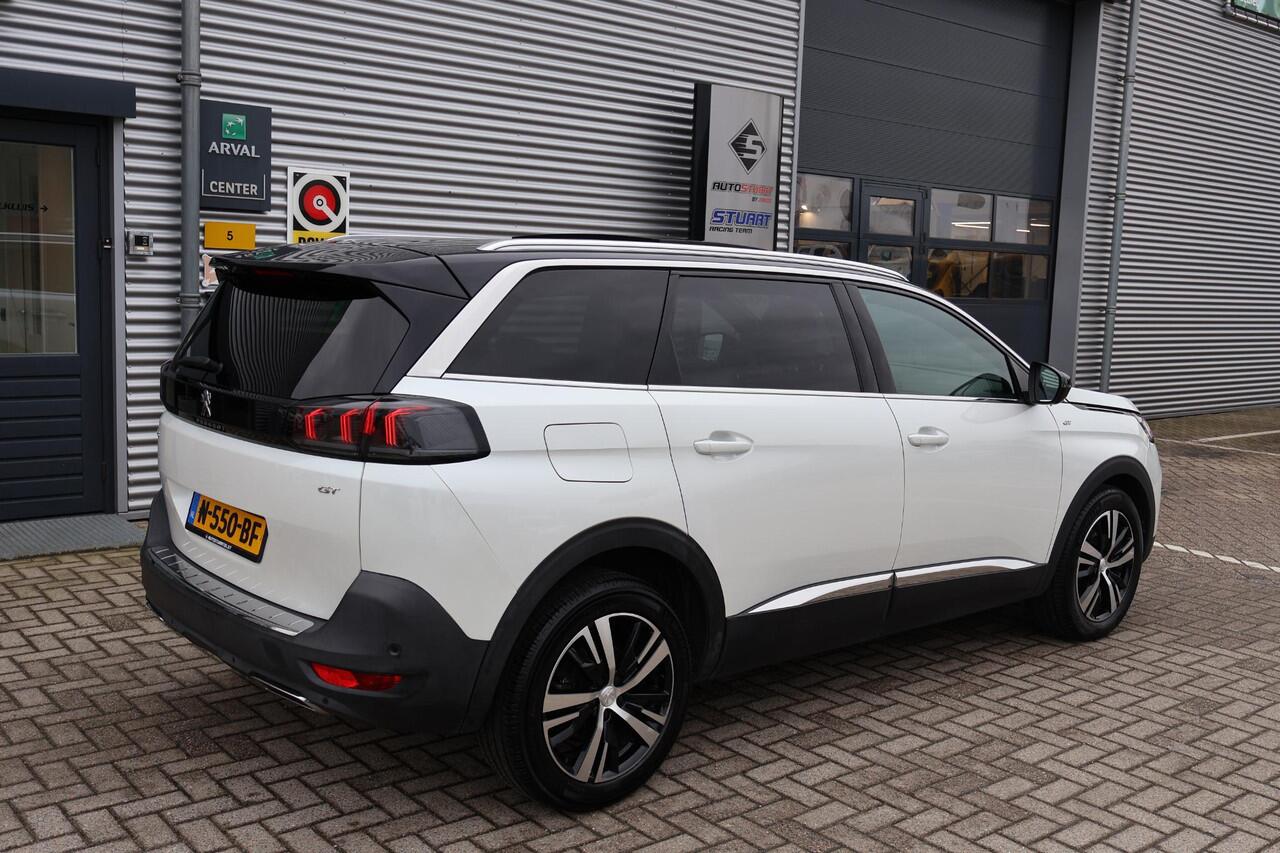 Peugeot 5008 1.2 PureTech GT 1e Eigenaar | Volledig Onderh | BTW | NL-Auto | 7p | Pano | Camera | Carplay | Bots | Alcantara | Full Led | Cruise | DAB | PDC | Start/Stop | Hill-Hold | Dodehoek