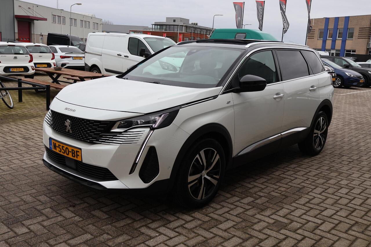 Peugeot 5008 1.2 PureTech GT 1e Eigenaar | Volledig Onderh | BTW | NL-Auto | 7p | Pano | Camera | Carplay | Bots | Alcantara | Full Led | Cruise | DAB | PDC | Start/Stop | Hill-Hold | Dodehoek