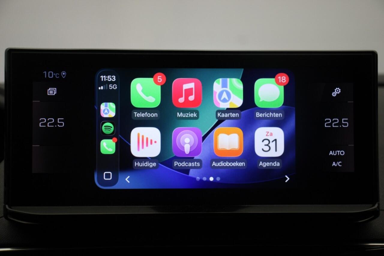 Peugeot 5008 1.2 PureTech GT-Line 7-Persoons Automaat - Carplay, Camera, Half Leer, Stoelverw. Memory, Afn. Trekhaak