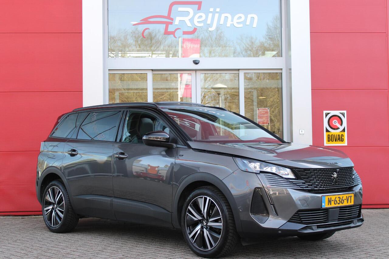 Peugeot 5008 1.2 130PK AUTOMAAT GT PACK BUSINESS | PANORAMISCH SCHUIF/KANTEL DAK | AFNEEMBARE TREKHAAK | ALCANTARA BEKLEDING | FULL LED KOPLAMPEN | FOCAL AUDIO | 19" LICHTMETALEN VELGEN | CLIMATE CONTROL | DODEHOEK DETECTIE | ADAPTIVE CRUISE CONTROL | APPLE CARPLAY/AN
