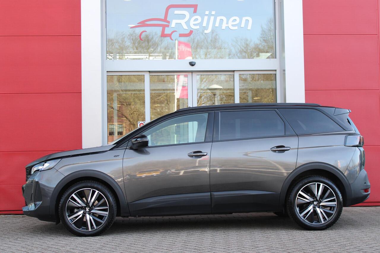 Peugeot 5008 1.2 130PK AUTOMAAT GT PACK BUSINESS | PANORAMISCH SCHUIF/KANTEL DAK | AFNEEMBARE TREKHAAK | ALCANTARA BEKLEDING | FULL LED KOPLAMPEN | FOCAL AUDIO | 19" LICHTMETALEN VELGEN | CLIMATE CONTROL | DODEHOEK DETECTIE | ADAPTIVE CRUISE CONTROL | APPLE CARPLAY/AN