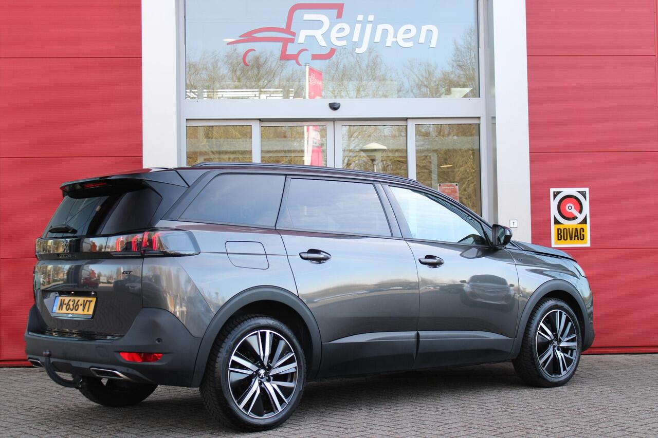 Peugeot 5008 1.2 130PK AUTOMAAT GT PACK BUSINESS | PANORAMISCH SCHUIF/KANTEL DAK | AFNEEMBARE TREKHAAK | ALCANTARA BEKLEDING | FULL LED KOPLAMPEN | FOCAL AUDIO | 19" LICHTMETALEN VELGEN | CLIMATE CONTROL | DODEHOEK DETECTIE | ADAPTIVE CRUISE CONTROL | APPLE CARPLAY/AN