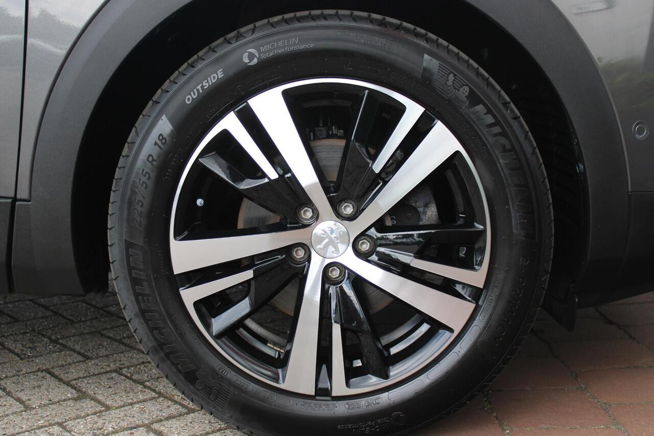 Peugeot 5008 1.2 130PK AUTOMAAT GT | NAVIGATIE | APPLE CARPLAY/ANDROID AUTO | ADAPTIVE CRUISE CONTROL | KEYLESS ENTRY/START | FULL LED KOPLAMPEN | 18" LICHTMETALEN VELGEN | CLIMATE CONTROL | 7-PERSOONS! | STOEL VERWARMING | DODEHOEK DETECTIE |