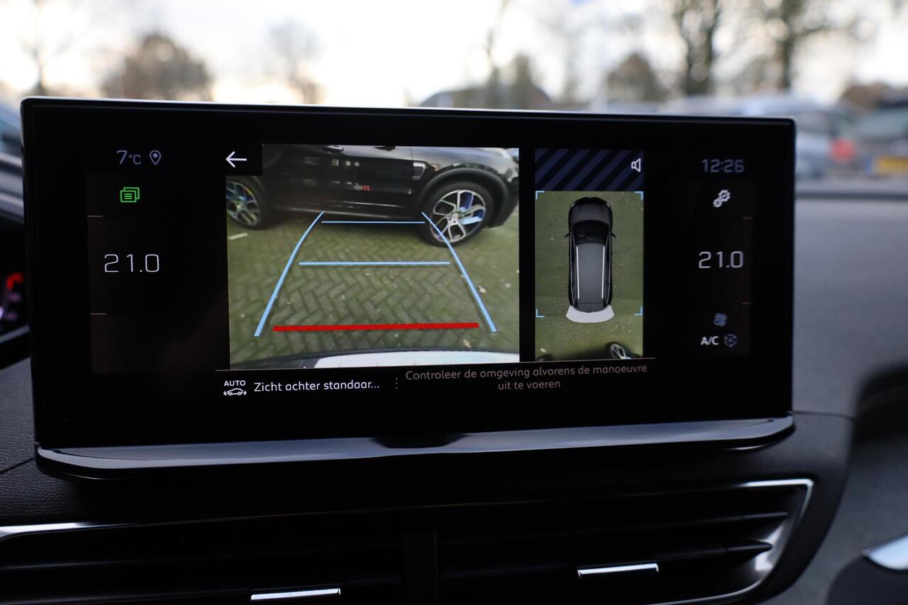 Peugeot 5008 1.2 PureTech GT 7-ZITTER! HALF-LEER CARPLAY 360-CAMERA STOELVERW. VIRTUAL-COCKPIT DEALERONDERH. SPORTSTUUR/STOELEN STUURFLIPPERS DAB CRUISE CLIMA NAVI 2XPDC 18''LMV