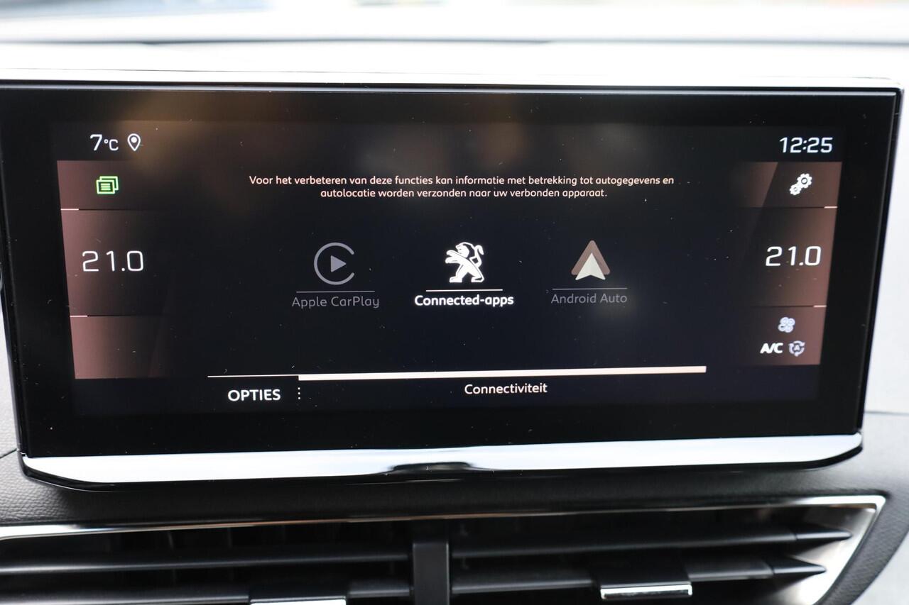 Peugeot 5008 1.2 PureTech GT 7-ZITTER! HALF-LEER CARPLAY 360-CAMERA STOELVERW. VIRTUAL-COCKPIT DEALERONDERH. SPORTSTUUR/STOELEN STUURFLIPPERS DAB CRUISE CLIMA NAVI 2XPDC 18''LMV