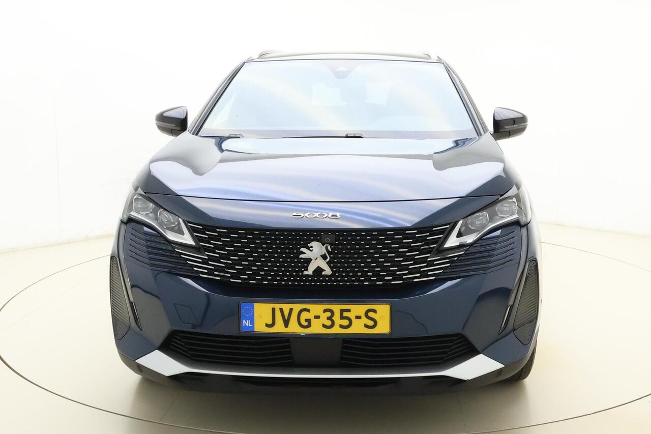 Peugeot 5008 1.2 Hybrid 136 GT | Focal Audio | Elektrische Achterklep | Camera voor + Achter | Navigatie | Climate & Cruise Control | Stoelverarming |
