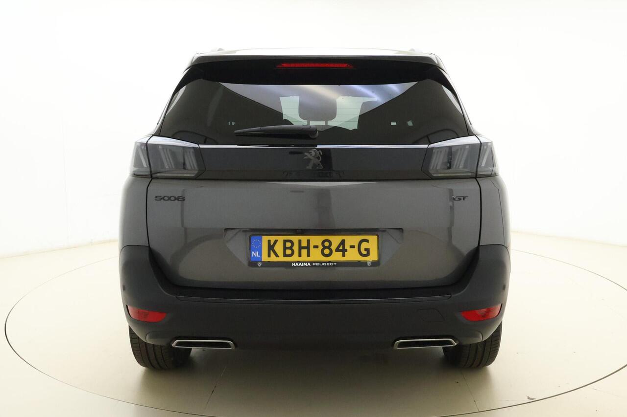 Peugeot 5008 1.2T 130pk Automaat GT | 7-Zitter | Stoelverwarming | Elektrische Achterklep | Climate & Cruise Control | Black Pakket |