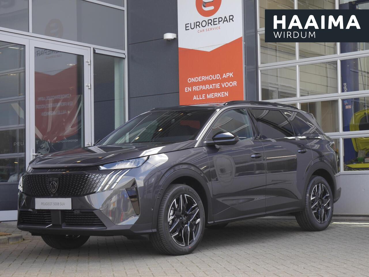 Peugeot 5008 1.2 Hybrid 136 Allure | Nieuwe auto | 7 zits | Rondom camera | Draadloze telefoonoplader | Stoel en stuurverwarming | Draadloze apple carplay & android auto | Led verlichting | Adaptive cruise control