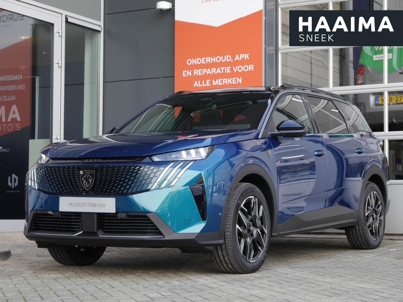Peugeot 5008 1.2 Hybrid 136 GT | Nieuwe auto | Panorama dak | Alcantara bekleding | Camera rondom | Stoelverwarming voor en achter | Elektrisch verstelbare voorstoelen | Dodehoek detectie