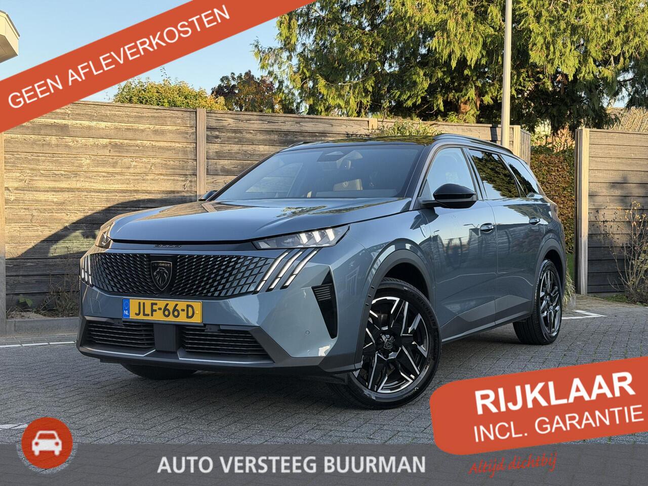 Peugeot 5008 GT 1.2 Hybrid 136PK e-DCS6 Automaat Navigatie, Achteruitrijcamera, Keyless, Elektrische Kofferklep, Stoelverwarming, Stuurwielverwarming