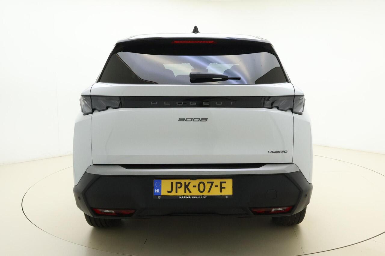 Peugeot 5008 1.2 Hybrid 145 GT | 7-Persoons | Adaptieve Cruise Control | Achteruitrijcamera | Keyless Entry & Start | Stoel- & stuurverwarming | Matrix LED | Elektrische achterklep