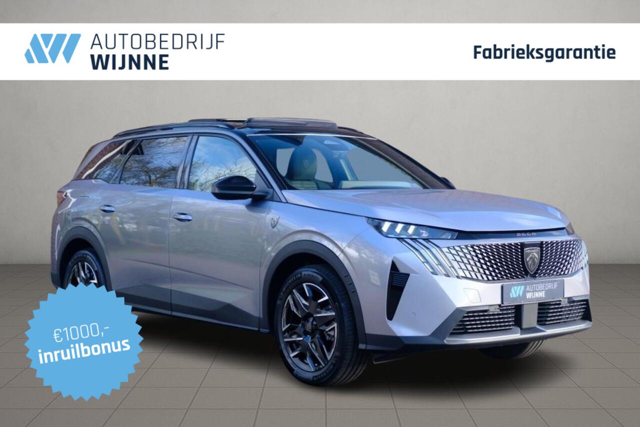 Peugeot 5008 1.2 Hybrid 145pk e-DCS6 GT 7 Persoons | Navi | App Connect | Adaptive Cruise | Panoramadak | Camera | Keyless | Stoelverwarming | Elektrische Achterklep | PDC