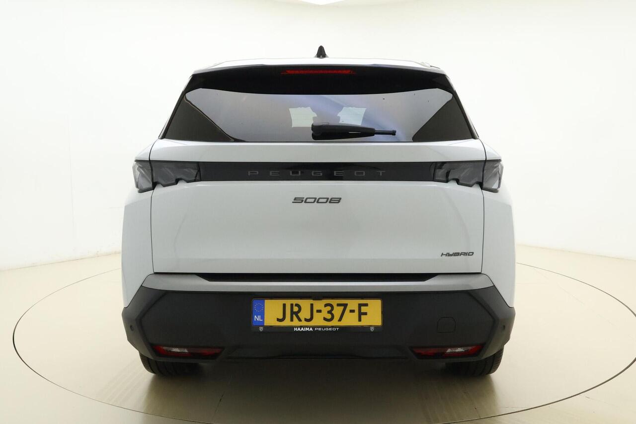 Peugeot 5008 1.2 Hybrid 145 GT | 7 Persoons | Elektr. achterklep | Adaptieve Cruise Control | Stoel- & stuurverwarming | Achteruitrijcamera | Keyless Entry
