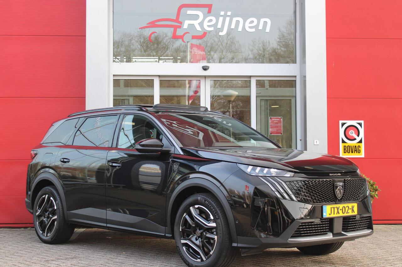 Peugeot 5008 1.6 plug-in Hybrid 195PK GT EXCLUSIVE 7 PERSOONS | PANORAMISCH SCHUIF/KANTEL DAK | FOCAL AUDIO SYSTEM | TREKHAAK MET AFNEEMBARE KOGEL | ELEKTRISCH BEDIENBARE VOORSTOELEN MET GEHEUGEN/MASSAGE FUNCTIE | STOEL/STUUR VERWARMING | NAVIGATIE | DRAADLOZE APPLE C