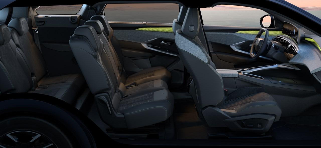 Peugeot 5008 1.2 Hybrid 145 GT | NIEUW | Uit voorraad leverbaar! | Panorama dak | Alcantara bekleding | Camera rondom | Stoelverwarming voor en achter | Elektrisch verstelbare voorstoelen | Dodehoek detectie | Elektrische Kofferklep