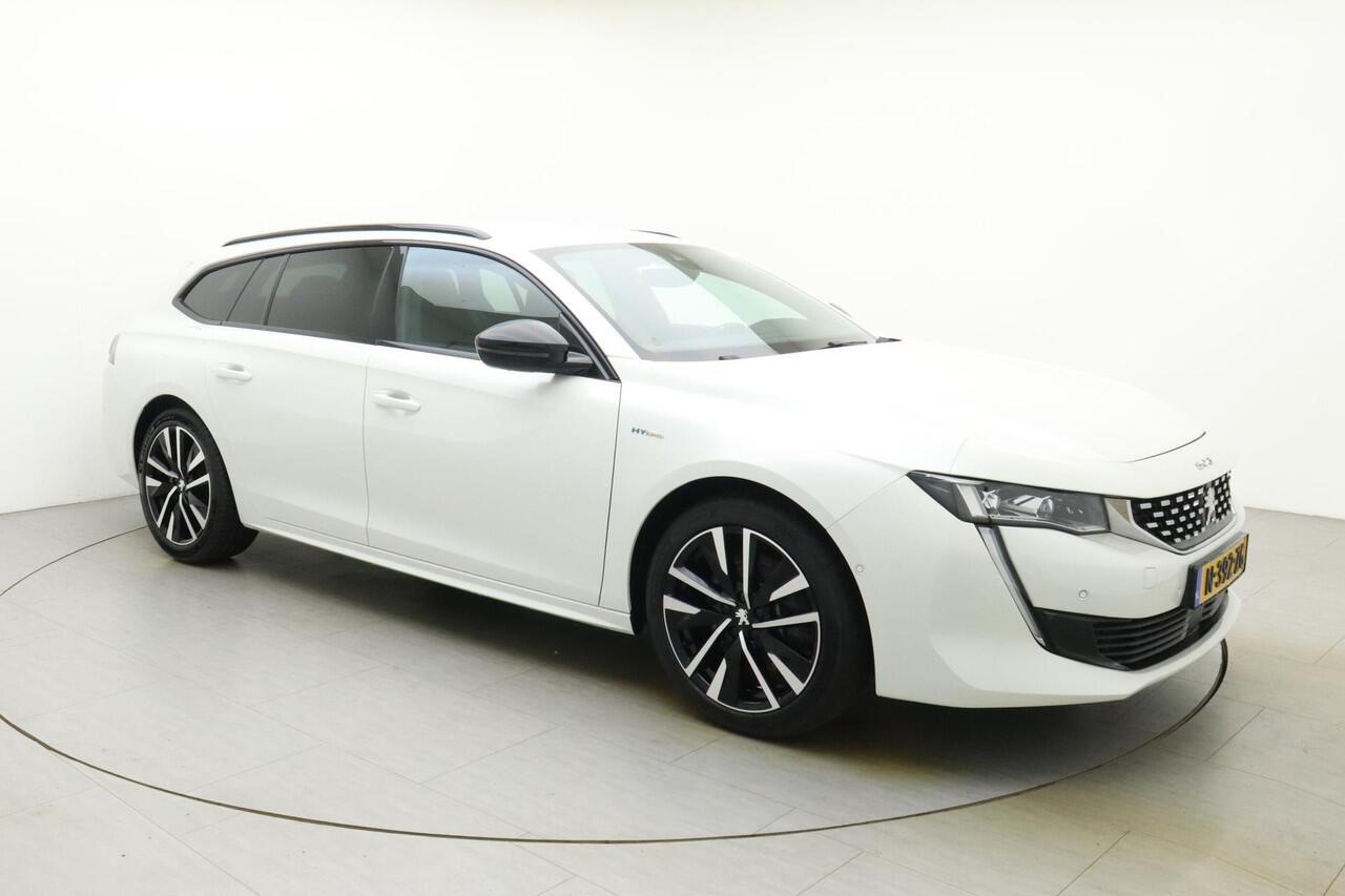 Peugeot 508 SW 1.6 HYbrid GT 225pk | 18" LM Velgen | Camera | Dodehoek Detectie | Full LED | Lane Assist | Navigatie | Afneembare trekhaak