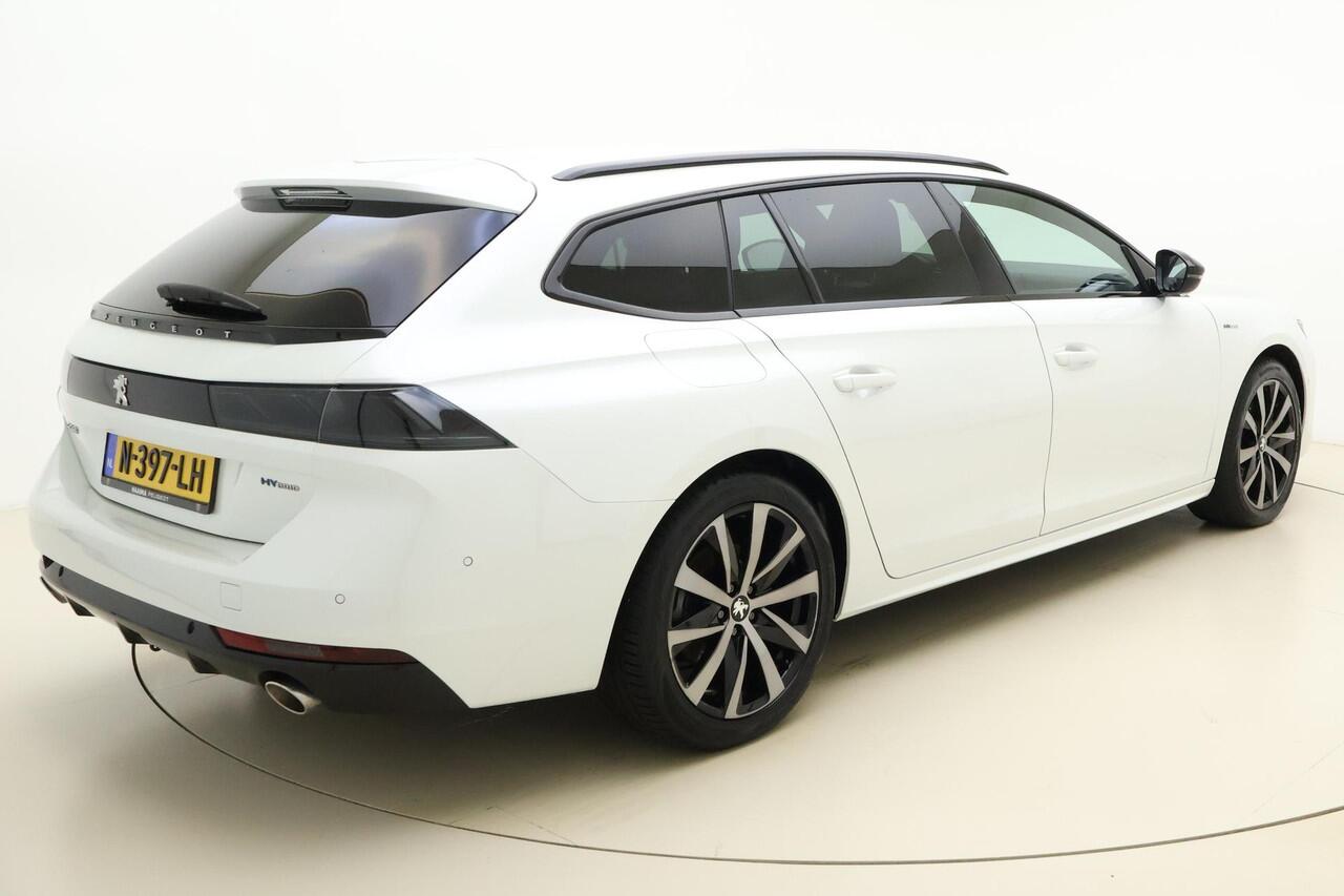 Peugeot 508 SW 1.6 HYbrid Blue Lease GT Line 225pk | Climate Control | Panoramadak | Navigatie | Comfortstoelen | Cruise Control Adaptief | Trekhaak