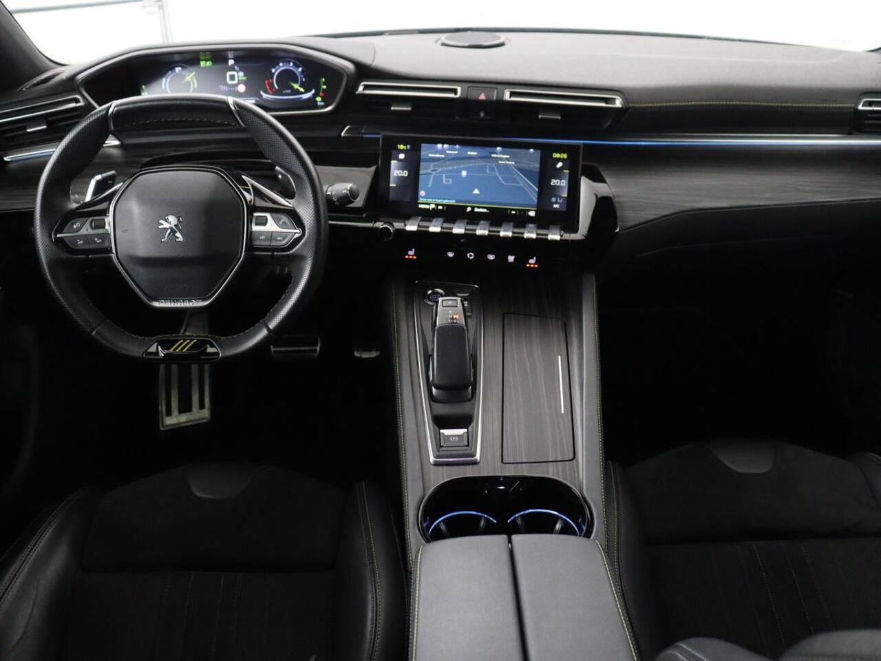 Peugeot 508 1.6 HYbrid Peugeot Sport Engineered | 360pk | Panoramadak | Alcantara | Focal Sound | Stoelverwarming | 360 Camera | Massage | Memory | Sfeerverlichting | Adaptive cruise | PSE | PHEV | Plug In