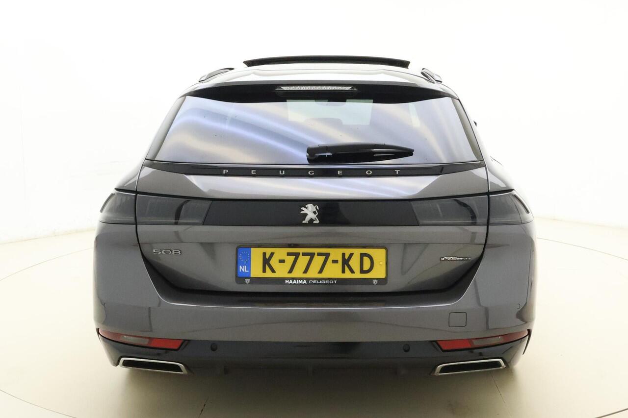 Peugeot 508 SW 1.2 PureTech Blue Lease GT Line Schuif-Kanteldak l LED l 360 Camera l Elektrische Kofferbak l Keyless l Adaptive Cruise Control l Apple Carplay & Android Auto l Lichtmetalen Velgen