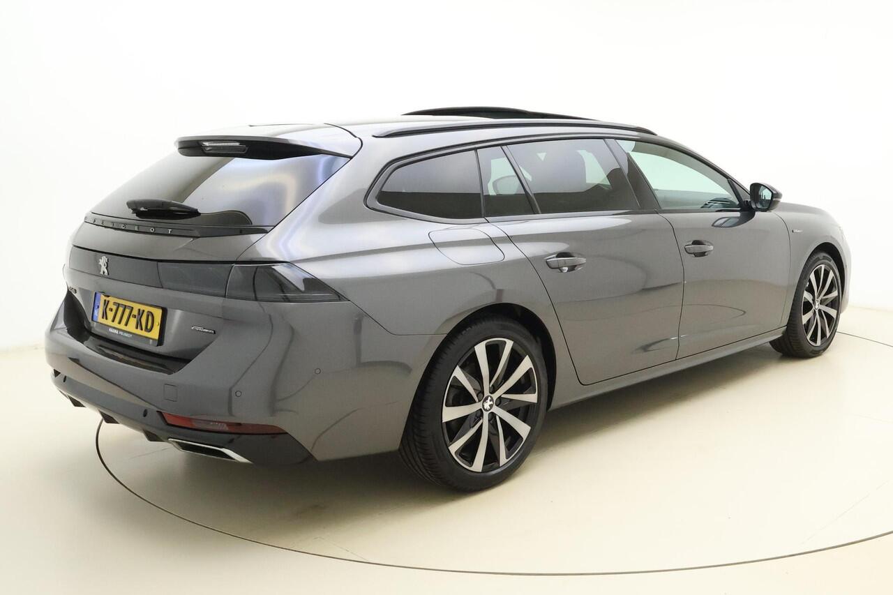 Peugeot 508 SW 1.2 PureTech Blue Lease GT Line Schuif-Kanteldak l LED l 360 Camera l Elektrische Kofferbak l Keyless l Adaptive Cruise Control l Apple Carplay & Android Auto l Lichtmetalen Velgen