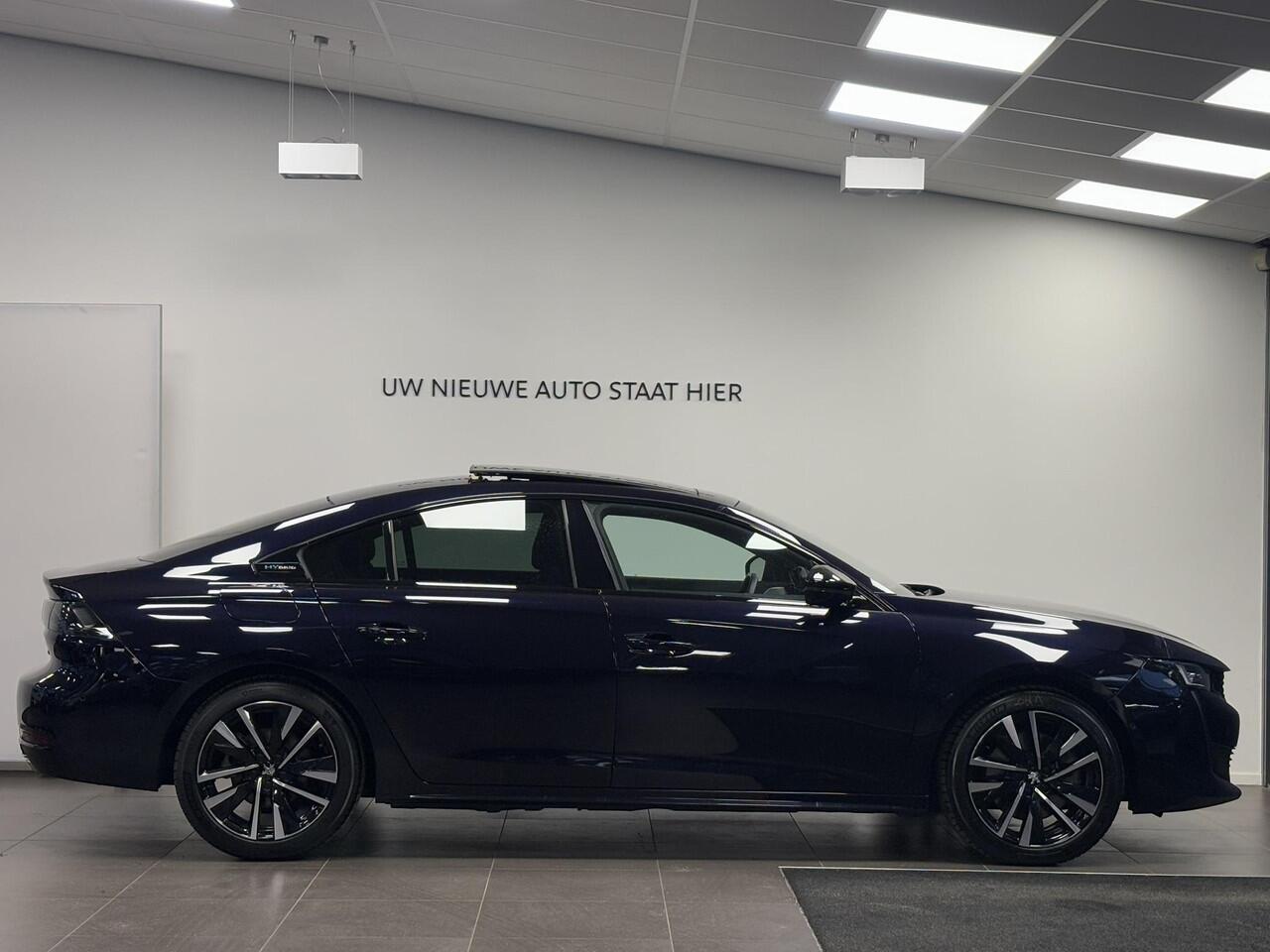 Peugeot 508 Berline GT Pack Business 1.6 Turbo HYbrid 225pk e-EAT8 | FULL-OPTIONS! | NAPPA LEDER | SCHUIF/KANTELDAK | TREKHAAK | NIGHTVISION | HANDSFREE A.KLEP | 360° CAMERA