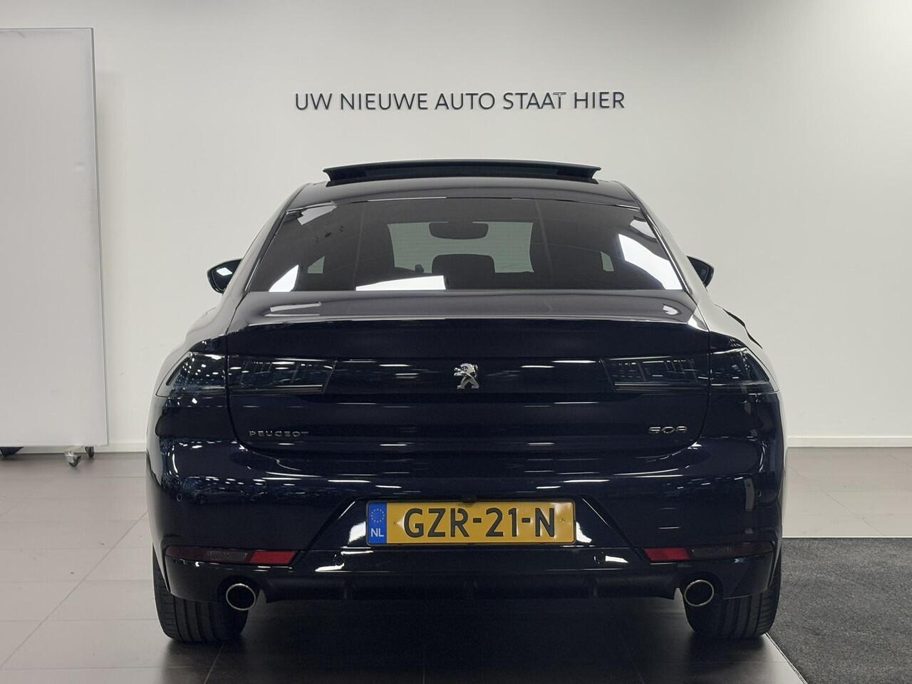 Peugeot 508 Berline GT Pack Business 1.6 Turbo HYbrid 225pk e-EAT8 | FULL-OPTIONS! | NAPPA LEDER | SCHUIF/KANTELDAK | TREKHAAK | NIGHTVISION | HANDSFREE A.KLEP | 360° CAMERA