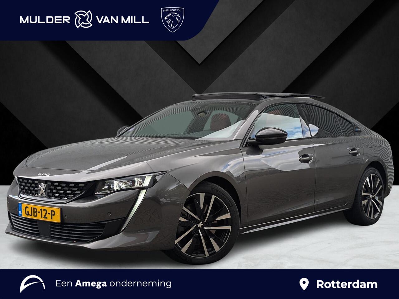 Peugeot 508 GT Pack Business 1.6 Hybrid PHEV 225pk e-EAT8 | FULL-OPTIONS! | NAPPA LEDER | SCHUIF/KANTELDAK | TREKHAAK | NIGHTVISION | 360° CAMERA