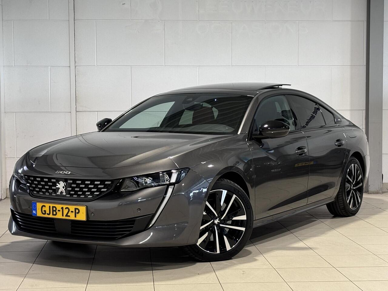 Peugeot 508 GT Pack Business 1.6 Hybrid PHEV 225pk e-EAT8 | FULL-OPTIONS! | NAPPA LEDER | SCHUIF/KANTELDAK | TREKHAAK | NIGHTVISION | 360° CAMERA