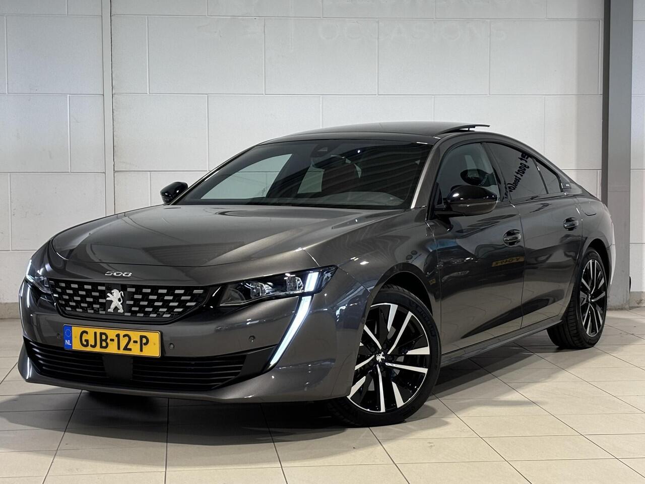 Peugeot 508 GT Pack Business 1.6 Hybrid PHEV 225pk e-EAT8 | FULL-OPTIONS! | NAPPA LEDER | SCHUIF/KANTELDAK | TREKHAAK | NIGHTVISION | 360° CAMERA